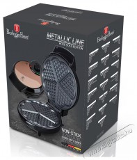 Berlinger Haus BH/9450 Gofrisütő, 700W, Tapadásmentes felület, Rózsaarany Konyhai termékek - Konyhai kisgép (sütés / főzés / hűtés / ételkészítés) - Melegszendvics / gofri sütő - 493860