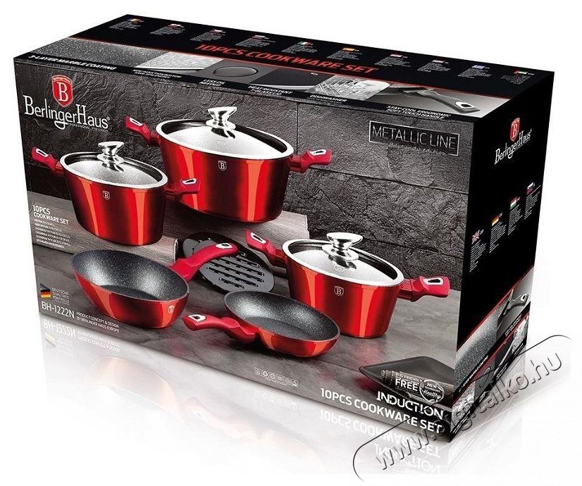 Berlinger Haus BH/1222N 10 r&eacute;szes ed&eacute;nyk&eacute;szlet Konyhai term&eacute;kek - Ed&eacute;ny - Ed&eacute;ny k&eacute;szlet - 462762
