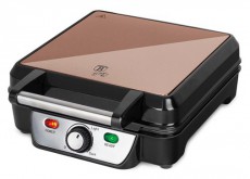 Berlinger Haus BH/9452 rose gold- fekete 4 szeletes gofrisütő Konyhai termékek - Konyhai kisgép (sütés / főzés / hűtés / ételkészítés) - Melegszendvics / gofri sütő - 499934