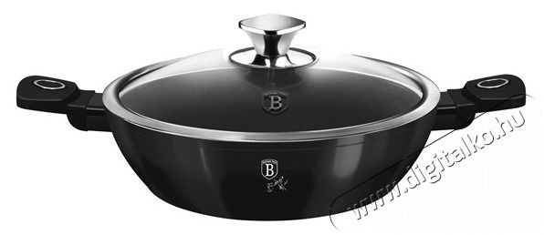 Berlinger Haus LP-KL-135P Black Vantage Collection 28 cm alacsony lábas fedővel Konyhai termékek - Edény - Fazék / lábas - 499922