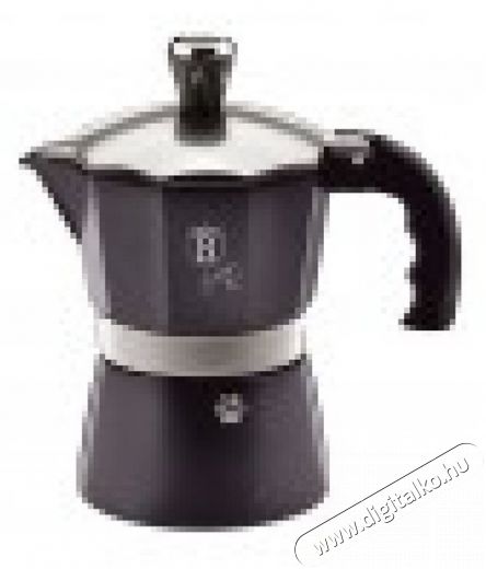 Berlinger Haus BH/8551 carbon pro 3 személyes kotyogós kávéfőző Konyhai termékek - Kávéfőző / kávéörlő / kiegészítő - Kotyogó kávéfőző - 500016