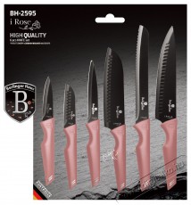 Berlinger Haus BH/2595 pink 6 részes késkészlet Konyhai termékek - Konyhai eszköz - Kés / olló - 500067