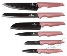 Berlinger Haus BH/2595 pink 6 részes késkészlet Konyhai termékek - Konyhai eszköz - Kés / olló - 500067