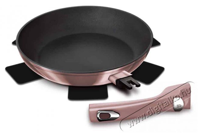 Berlinger Haus BH/6084 I-Rose Collection 24 cm levehető nyéllel serpenyő Konyhai termékek - Edény - Serpenyő - 500075