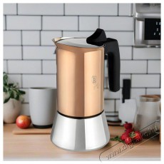 Berlinger Haus BH/8549 rose gold 6 személyes kotyogós kávéfőző Konyhai termékek - Kávéfőző / kávéörlő / kiegészítő - Kotyogó kávéfőző - 500017