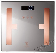 Berlinger Haus BH/9358 180 kg kapacitású, szürke testzsíranalizáló személymérleg Szépségápolás / Egészség - Mérleg - Személy mérleg - 500028