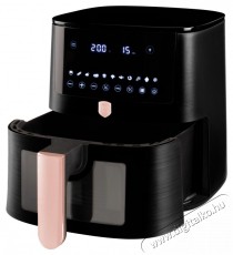Berlinger Haus BH/9604 fekete- rose gold 8 L forrólevegős sütő Konyhai termékek - Konyhai kisgép (sütés / főzés / hűtés / ételkészítés) - Légkeveréses főzőgép / elektromos kukta / multifunkciós sütő - 500001