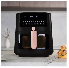 Berlinger Haus BH/9604 fekete- rose gold 8 L forrólevegős sütő Konyhai termékek - Konyhai kisgép (sütés / főzés / hűtés / ételkészítés) - Légkeveréses főzőgép / elektromos kukta / multifunkciós sütő - 500001