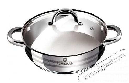 Berlinger Haus Blauman BL-1504A Gourmet Line 28 cm fedővel alacsony lábas Konyhai termékek - Edény - Fazék / lábas - 500044
