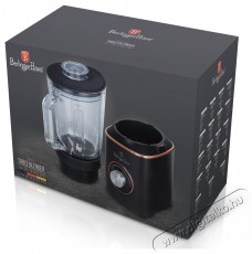 Berlinger Haus BH/9449N 1,5 L-es mércés edzett üvegkancsóval fekete- rose gold turmixgép Konyhai termékek - Konyhai kisgép (előkészítés / feldolgozás) - Turmixgép - 499931