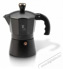 Berlinger Haus BH/8560 fekete- rose gold 3 személyes kotyogós kávéfőző Konyhai termékek - Kávéfőző / kávéörlő / kiegészítő - Kotyogó kávéfőző - 501159