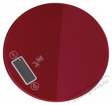 Berlinger Haus BH/9426 burgundi 5 kg kapacitású konyhai mérleg Konyhai termékek - Konyhai mérleg - 501145