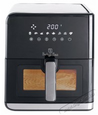 Berlinger Haus BH/9470 fekete- ezüst 7,5 L forrólevegős sütő Konyhai termékek - Konyhai kisgép (sütés / főzés / hűtés / ételkészítés) - Légkeveréses főzőgép / elektromos kukta / multifunkciós sütő - 501154