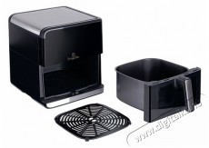 Berlinger Haus BH/9470 fekete- ezüst 7,5 L forrólevegős sütő Konyhai termékek - Konyhai kisgép (sütés / főzés / hűtés / ételkészítés) - Légkeveréses főzőgép / elektromos kukta / multifunkciós sütő - 501154