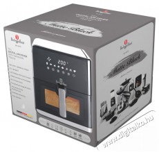 Berlinger Haus BH/9470 fekete- ezüst 7,5 L forrólevegős sütő Konyhai termékek - Konyhai kisgép (sütés / főzés / hűtés / ételkészítés) - Légkeveréses főzőgép / elektromos kukta / multifunkciós sütő - 501154