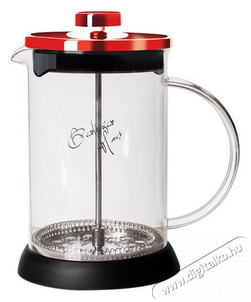 Berlinger Haus BH/1498 800 ml burgundi dugattyús kávé- és teafőző Konyhai termékek - Kávéfőző / kávéörlő / kiegészítő - Filteres kávéfőző - 501624