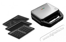 Berlinger Haus LP-KL-152P 3in1 rozsdamentes acél gorfi - grill - szendvicssütő Konyhai termékek - Konyhai kisgép (sütés / főzés / hűtés / ételkészítés) - Melegszendvics / gofri sütő - 502104