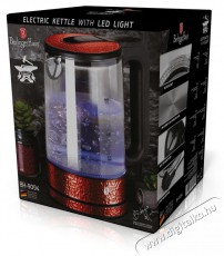 Berlinger Haus BH/9094 1,7 L-es burgundi üveg vízforraló Konyhai termékek - Vízforraló / teafőző - 502206