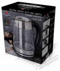 Berlinger Haus BH/9127 1,7 L-es fekete-ezüst üveg vízforraló Konyhai termékek - Vízforraló / teafőző - 502186