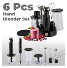 Berlinger Haus BH/9561 fekete- rose gold 6 részes botmixer szett Konyhai termékek - Konyhai kisgép (előkészítés / feldolgozás) - Botmixer - 502435