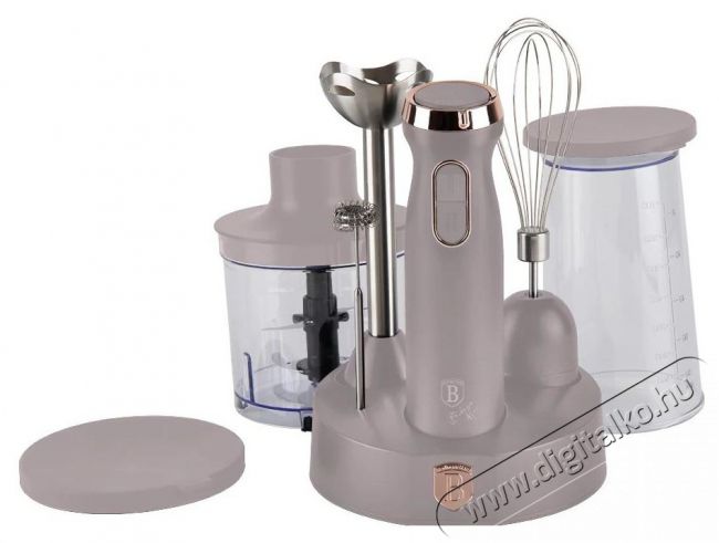 Berlinger Haus BH/9562 matt taupe 6 részes botmixer szett Konyhai termékek - Konyhai kisgép (előkészítés / feldolgozás) - Botmixer - 502436