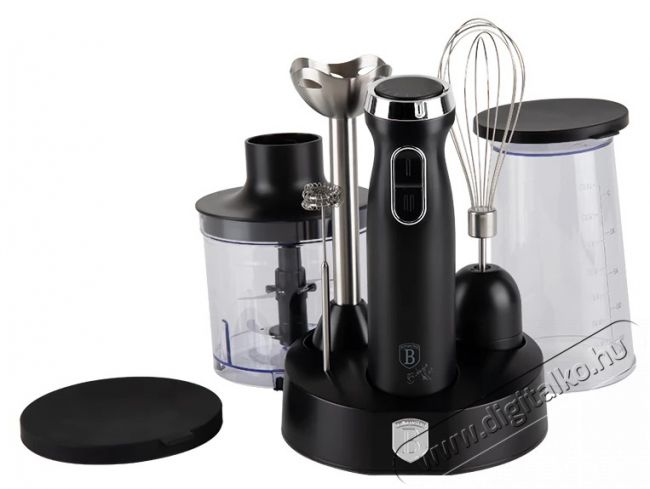 Berlinger Haus BH/9597matt fekete 6 részes botmixer szett Konyhai termékek - Konyhai kisgép (előkészítés / feldolgozás) - Botmixer - 502439