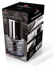 Berlinger Haus BH/9379 600 ml 2 az 1-ben fekete mini chopper aprító Konyhai termékek - Konyhai kisgép (előkészítés / feldolgozás) - Aprító / daráló - 501720