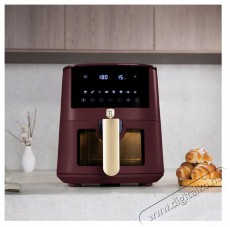 Berlinger Haus BH/9489 5 L matt bordó forrólevegős sütő Konyhai termékek - Konyhai kisgép (sütés / főzés / hűtés / ételkészítés) - Légkeveréses főzőgép / elektromos kukta / multifunkciós sütő - 503109