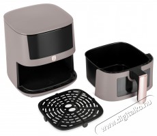 Berlinger Haus BH/9491 5 L matt taupe forrólevegős sütő Konyhai termékek - Konyhai kisgép (sütés / főzés / hűtés / ételkészítés) - Légkeveréses főzőgép / elektromos kukta / multifunkciós sütő - 505113