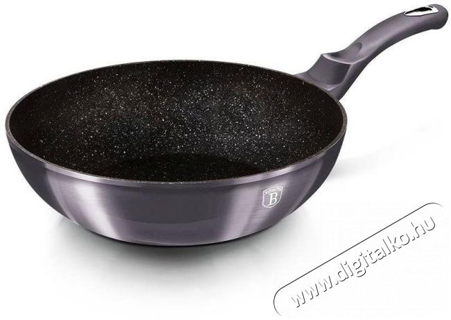 Berlinger Haus Carbon PRO Line Wok márvány felülettel, 28 cm Konyhai termékek - Edény - Wok serpenyő - 523994