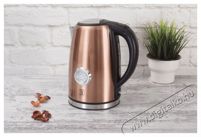 Berlinger Haus BH/9069 hőfok kijelzővel 1,7 L-es r&oacute;zsarany v&iacute;zforral&oacute; Konyhai term&eacute;kek - V&iacute;zforral&oacute; / teafőző - 502192