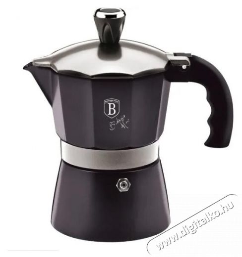 Berlinger Haus BH/8551 carbon pro 3 szem&eacute;lyes kotyog&oacute;s k&aacute;v&eacute;főző Konyhai term&eacute;kek - K&aacute;v&eacute;főző / k&aacute;v&eacute;&ouml;rlő / kieg&eacute;sz&iacute;tő - Kotyog&oacute; k&aacute;v&eacute;főző - 500016