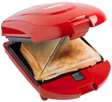 Bestron ADM2003R Funcooking kontakt szendvicssütő 3in1 - piros Konyhai termékek - Konyhai kisgép (sütés / főzés / hűtés / ételkészítés) - Melegszendvics / gofri sütő - 332169