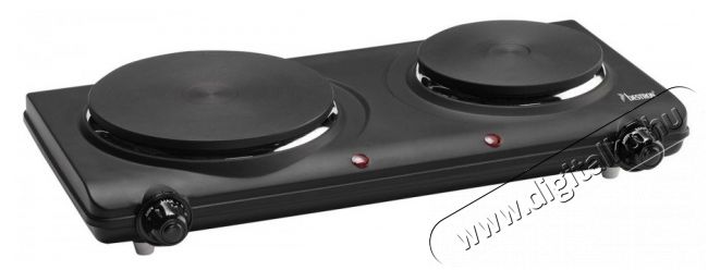 Bestron AHP212D Easy Kitchen dupla főzőlap Konyhai termékek - Sütő-főzőlap, tűzhely (szabadonálló) - Elektromos főzőlap (szabadonálló) - 317122