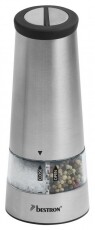 Bestron APS544S Easy Kitchen elektromos só- és borsőrlő - rozsdamentes acél Konyhai termékek - Konyhai eszköz - Só és bors örlő - 317101
