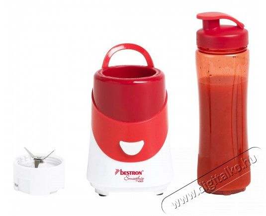 Bestron ASM250R Easy Kitchen italkeverő turmixgép - piros Konyhai termékek - Konyhai kisgép (előkészítés / feldolgozás) - Turmixgép - 317107