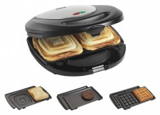 Bestron ASM8010 Funcooking kontaktgrill 3in1 Konyhai termékek - Konyhai kisgép (sütés / főzés / hűtés / ételkészítés) - Kontakt grill sütő / sütőlap - 317085
