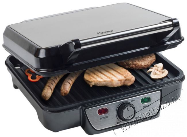 Bestron ASW318 kontakt grillsütő Konyhai termékek - Konyhai kisgép (sütés / főzés / hűtés / ételkészítés) - Kontakt grill sütő / sütőlap - 332178