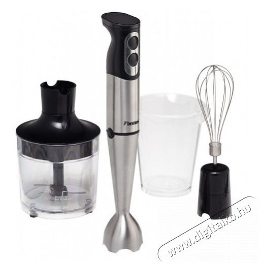 Bestron AYW1123 Easy Kitchen rozsdamentes acél botmixer szett Konyhai termékek - Konyhai kisgép (előkészítés / feldolgozás) - Botmixer - 317105