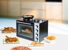 Bestron AOV31CP mini sütő Konyhai termékek - Sütő-főzőlap, tűzhely (szabadonálló) - Mini sütő / mini grill / mini konyha - 361080