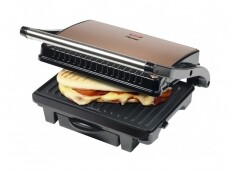 Bestron ASW113CO FunCooking Panini grill sütő - réz Konyhai termékek - Konyhai kisgép (sütés / főzés / hűtés / ételkészítés) - Kontakt grill sütő / sütőlap - 351712
