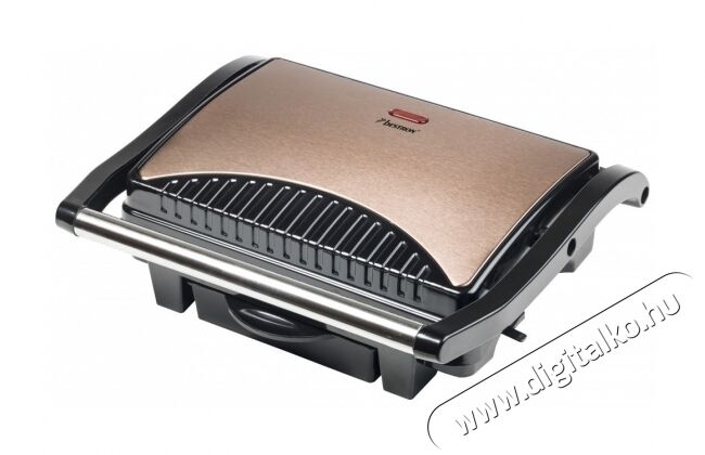 Bestron ASW113CO FunCooking Panini grill sütő - réz Konyhai termékek - Konyhai kisgép (sütés / főzés / hűtés / ételkészítés) - Kontakt grill sütő / sütőlap - 351712
