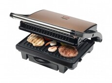 Bestron ASW113CO FunCooking Panini grill sütő - réz Konyhai termékek - Konyhai kisgép (sütés / főzés / hűtés / ételkészítés) - Kontakt grill sütő / sütőlap - 351712