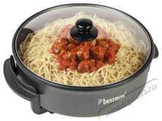 Bestron AHP1800Z elektromos serpenyő Konyhai termékek - Konyhai kisgép (sütés / főzés / hűtés / ételkészítés) - Légkeveréses főzőgép / elektromos kukta / multifunkciós sütő - 372347