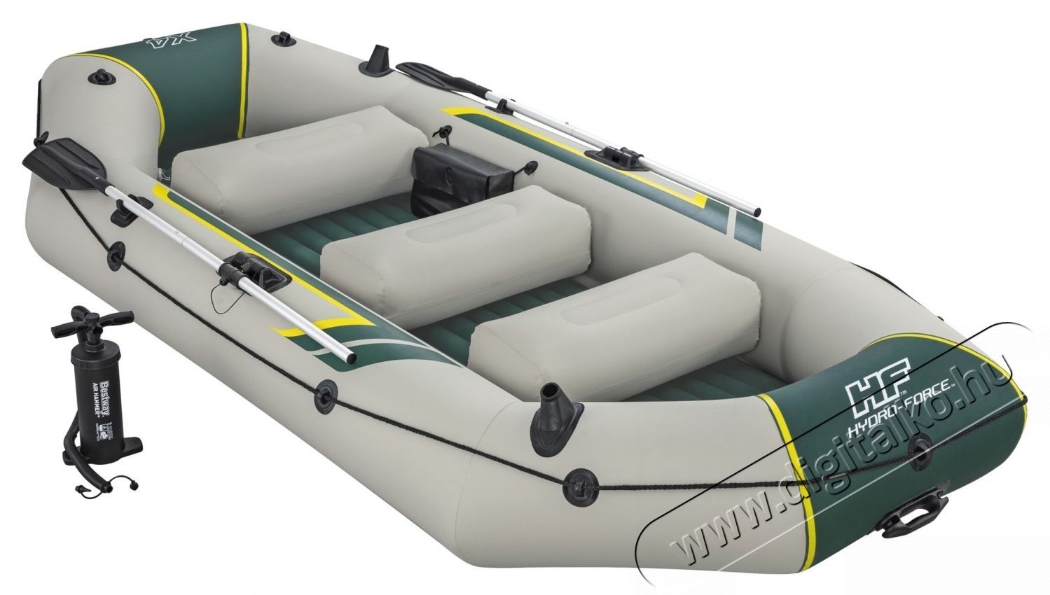 Bestway Hydro-Force Ranger Elite X4 felf&uacute;jhat&oacute; cs&oacute;nak k&eacute;szlet, 320x148x47 cm, 1 p&aacute;r evező, 1 k&eacute;zi pumpa, sz&aacute;ll&iacute;t&oacute;t&aacute;ska, jav&iacute;t&oacute;k&eacute;szlet H&aacute;ztart&aacute;s / Otthon / K&uuml;lt&eacute;r - J&aacute;t&eacute;k / Sport - V&iacute;zi j&aacute;t&eacute;k - 533026