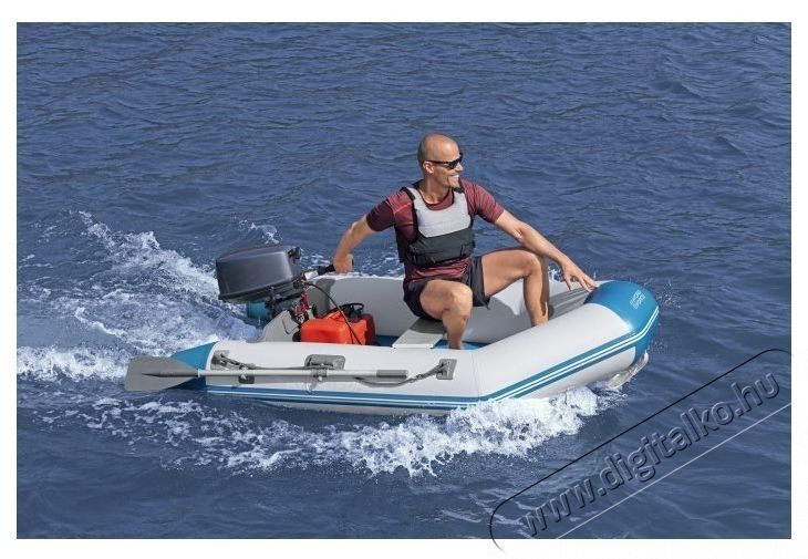 Bestway Caspian Elite felf&uacute;jhat&oacute; cs&oacute;nak, 2.30m x 1.30m x 33cm, 2 evező 135cm, k&eacute;zi pumpa H&aacute;ztart&aacute;s / Otthon / K&uuml;lt&eacute;r - J&aacute;t&eacute;k / Sport - V&iacute;zi j&aacute;t&eacute;k - 533016