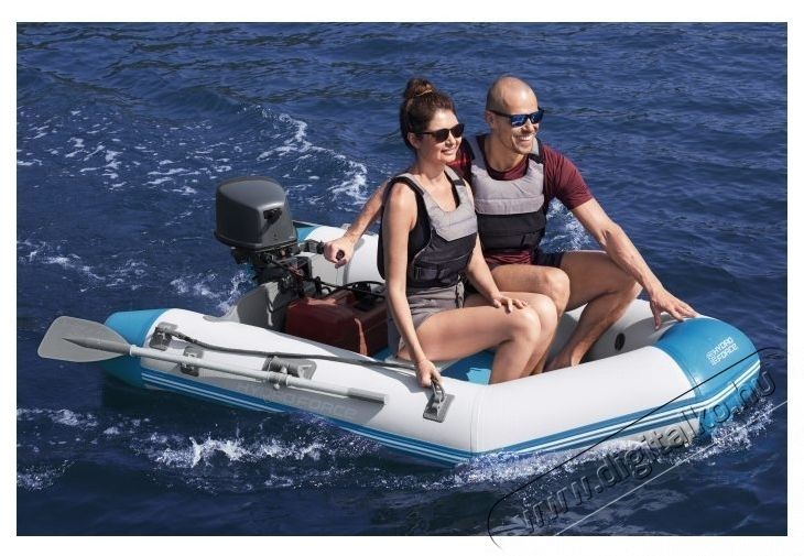 Bestway Caspian Elite felf&uacute;jhat&oacute; cs&oacute;nak, 2.30m x 1.30m x 33cm, 2 evező 135cm, k&eacute;zi pumpa H&aacute;ztart&aacute;s / Otthon / K&uuml;lt&eacute;r - J&aacute;t&eacute;k / Sport - V&iacute;zi j&aacute;t&eacute;k - 533016