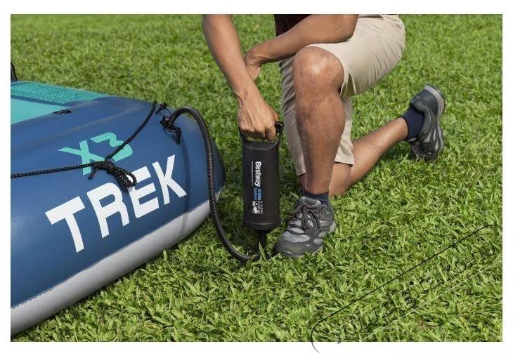 Bestway Hydro-Force Trek X3 felf&uacute;jhat&oacute; cs&oacute;nak k&eacute;szlet, maxim&aacute;lis terhelhetős&eacute;g 360 kg, 294 x 137 x 39 cm, 1 p&aacute;r evező, k&eacute;k H&aacute;ztart&aacute;s / Otthon / K&uuml;lt&eacute;r - J&aacute;t&eacute;k / Sport - V&iacute;zi j&aacute;t&eacute;k - 533027