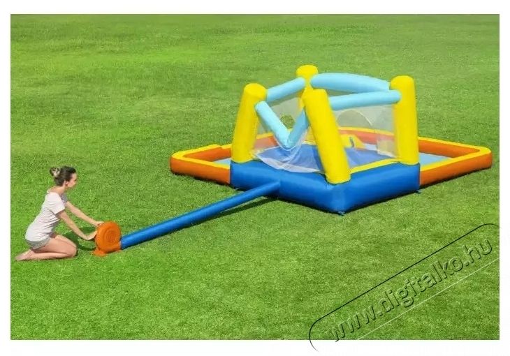 Bestway felf&uacute;jhat&oacute; j&aacute;t&eacute;kk&ouml;zpont, H2OGO! Beach Bounce v&iacute;zi park, 3,65 m x 3,40 m x 1,52 m H&aacute;ztart&aacute;s / Otthon / K&uuml;lt&eacute;r - J&aacute;t&eacute;k / Sport - Szabadt&eacute;ri j&aacute;t&eacute;k - 534903