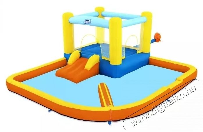 Bestway felf&uacute;jhat&oacute; j&aacute;t&eacute;kk&ouml;zpont, H2OGO! Beach Bounce v&iacute;zi park, 3,65 m x 3,40 m x 1,52 m H&aacute;ztart&aacute;s / Otthon / K&uuml;lt&eacute;r - J&aacute;t&eacute;k / Sport - Szabadt&eacute;ri j&aacute;t&eacute;k - 534903
